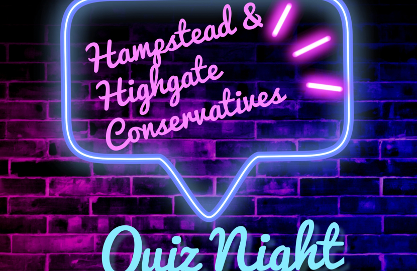 Hampstead & Highgate Conservative Association Trivia Quiz Night 